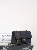 UbestLuxury Chanel Classic Flap Denim Handbag 20cm product photo detail 4 SKU CH30859