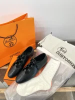 Herme*s Khea Lace-up Derby Shoes / Loafers - Image 5