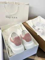 Alexander McQueen Classic Thick Sole White Sneakers - Image 5