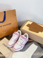 Trainer 2025 Pink Denim Sneakers - Image 5