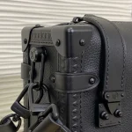 Louis Vuitton Black Out SIDE TRUNK Medium Handbag Shoulder Bag 21cm - Image 5