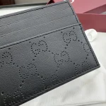 UbestLuxury Gucci Gucci Card Case with Perforated GG Leather product photo detail 4 SKU GU25112