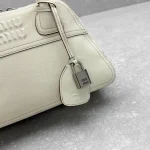 Miu Miu Vivant Mini Shoulder Bag White - Image 6