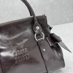 Miu Miu Vintage Bow Motorcycle Bag - Image 6