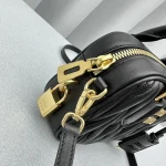 MiuMiu Bowling Bag - Small Lambskin Black - Image 6