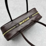 MIUMIU Third Generation Briefcase Long Handle Chocolate - Image 6