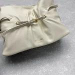 Prada Dada Cloud Handbag in Cream White - Image 6