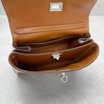 Mini Balenciaga Rodeo Handbag in Oil Wax Brown - Image 6
