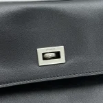 Balenciaga Rodeo 24SS Handbag Medium Black/Silver - Image 6