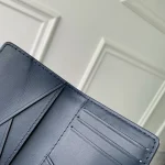 Louis Vuitton Monogram Shadow Card Holder Navy Blue - Image 6