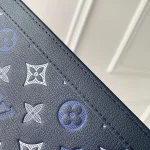 Louis Vuitton Pochette Voyage Medium Handbag Navy Blue - Image 6
