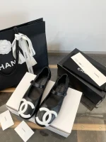 Chanel Mary Jane Shoes with Socks - Image 6