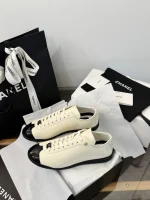 CHANEL 2026 Patent Leather Black and White Panda Trainer/Sneaker - Image 6