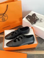 Herme*s Khea Lace-up Derby Shoes / Loafers - Image 6