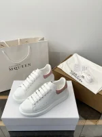 Alexander McQueen Classic Thick Sole White Sneakers - Image 6