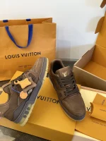 Trainer 2025 Chocolate Checkerboard Men's Sneakers - Image 6