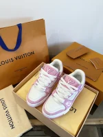Trainer 2025 Pink Denim Sneakers - Image 6