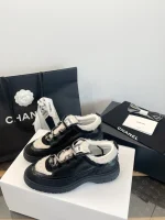 Chanel 2025 Thick Sole Teddy Fur Sneakers - Image 6