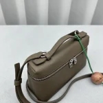 Loro Piana L19 Pocket Calfskin Leather Handbag - Image 6