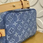 Louis Vuitton Denim Rendez-Vous ALL IN BB Handbag Bucket Bag 18cm - Image 6