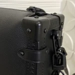 Louis Vuitton Black Out SIDE TRUNK Medium Handbag Shoulder Bag 21cm - Image 6