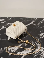 UbestLuxury Chanel Chane1 Gold Ball Flap Bag 18cm product photo detail 5 SKU CH30998