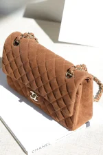 UbestLuxury Chanel Classic Flap Medium Suede Handbag 25.5cm product photo detail 5 SKU CH31095
