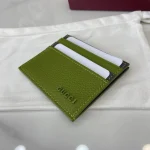 UbestLuxury Gucci Gucci Card Case Green and Gray Calfskin Leather product photo detail 6 SKU GU25712