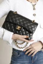 UbestLuxury Chanel Small 23cm Black Sheep Gold Handbag product photo detail 6 SKU CH30779