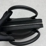The Row Agnes Bowling Bag in Black or Dark Brown - Image 7