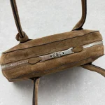 Miu Miu Vivant Shoulder Bag Medium Matte Brown - Image 7