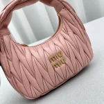 MiuMiu Wander Hobo Bag Small Lambskin Leather - Image 7