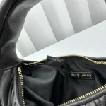 MiuMiu Wander Hobo Small Lambskin Leather Bag - Image 7
