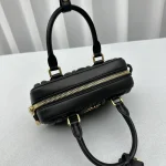 MiuMiu Bowling Bag - Small Lambskin Black - Image 7