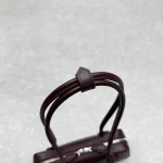Le Teckel Sausage Bag Small Goat Grain Wine Red - Image 7