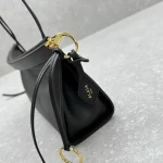 Alaia LE CLICK Shoulder Bag in Black Leather - Image 7