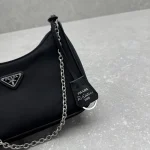 Prada Hobo Shoulder Bag - Image 7