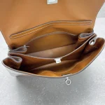 Balenciaga Rodeo Medium Handbag in Oiled Wax Brown Calfskin Leather - Image 7