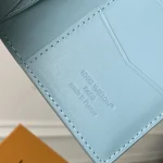 M14915 Ice Blue Monogram Shadow Leather Handbag - Image 7