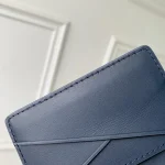 Louis Vuitton Monogram Shadow Card Holder Navy Blue - Image 7
