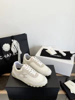 Chanel 2026 Suede Casual Thick Sole Sneakers - Image 7