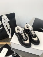 Chanel 2025 Thick Sole Teddy Fur Sneakers - Image 7