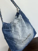 UbestLuxury Chanel CHANEL Denim 22 Bag Shopping Tote 37cm product photo detail 6 SKU CH30944