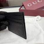 UbestLuxury Gucci Gucci Card Case with Perforated GG Leather product photo detail 6 SKU GU25112