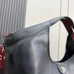 UbestLuxury Gucci Gucci Giglio Handbag Black Leather product photo detail 7 SKU GU25402