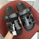 UbestLuxury Hermes Chypre Sandals Classic Fashion Couple Style product photo detail 7 SKU PP-0352