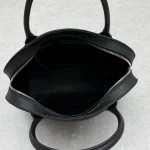 The Row Agnes Bowling Bag in Black or Dark Brown - Image 8