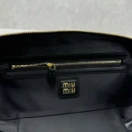 MIUMIU SS23 Bowling Bag - Large/Black - Image 8