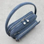Acne Studios Camera Bag Small Frosted Blue - Image 8