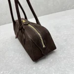 Alaia Le Teckel Suede Brown Sausage Bag Large - Image 8